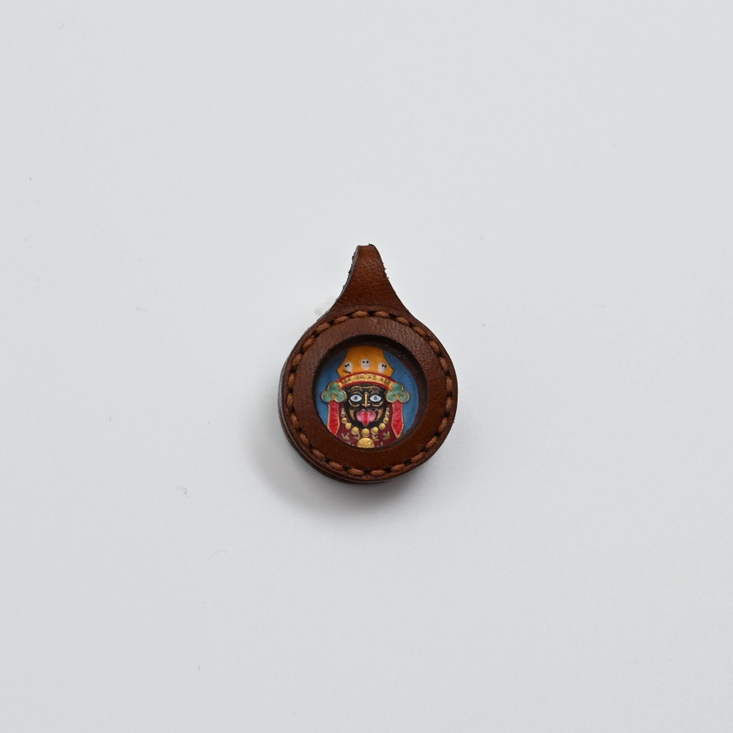 Tibetan Thangka Pendant - Zakiram Guardian